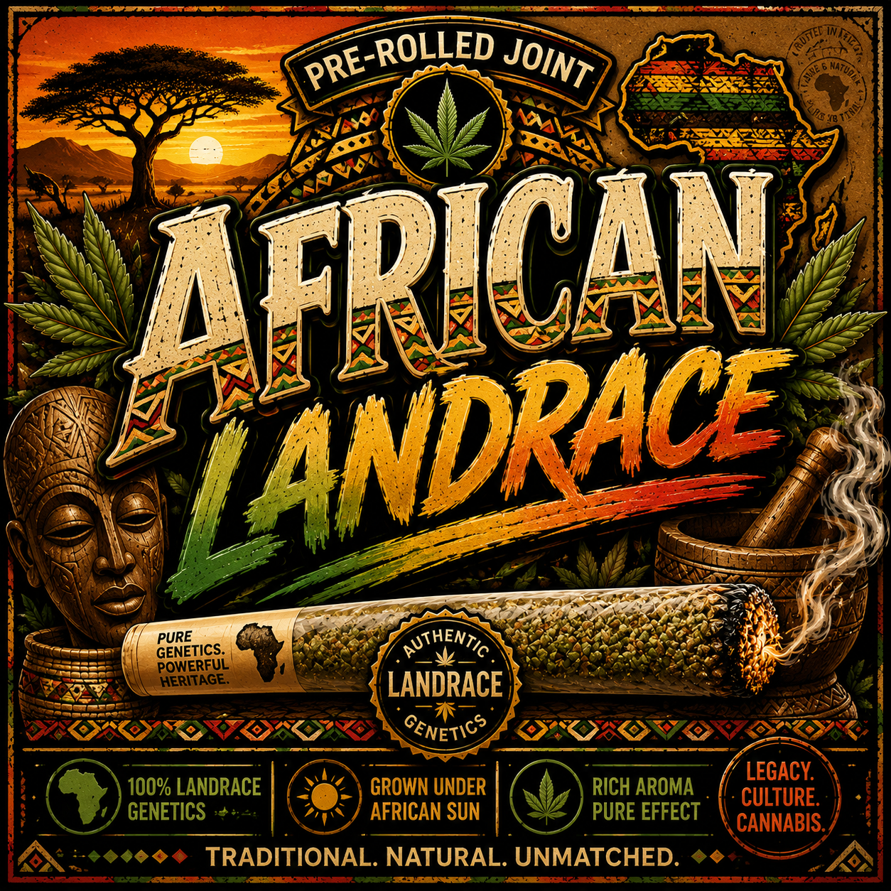 Pre-Rolled African Landrace (OD)