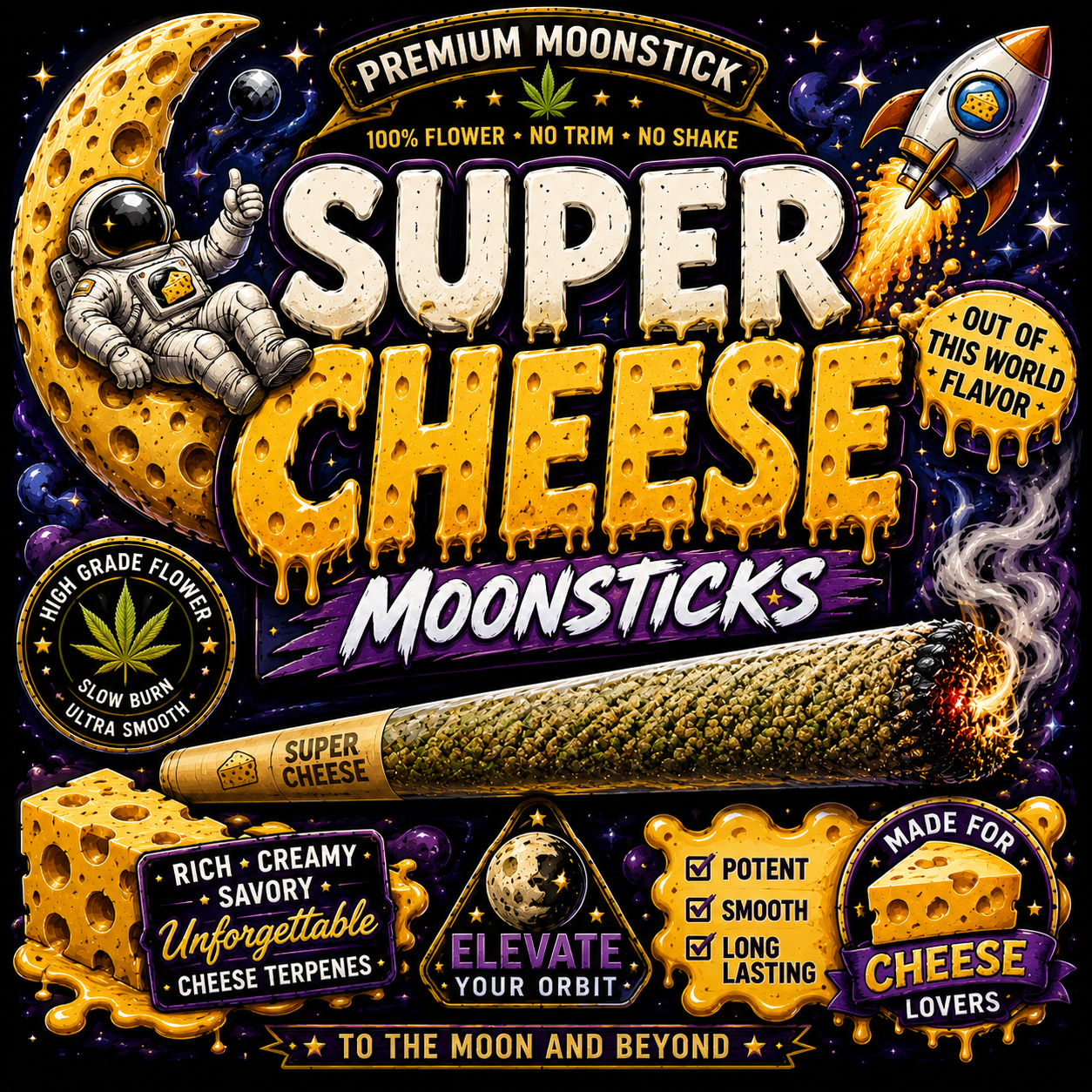 Pre-Rolled Super Cheese Moonstick