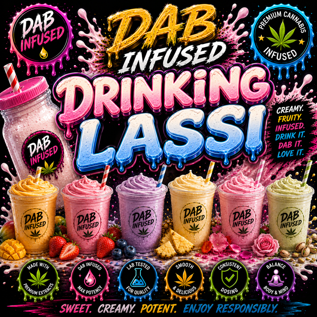 Dab Infused Lassi