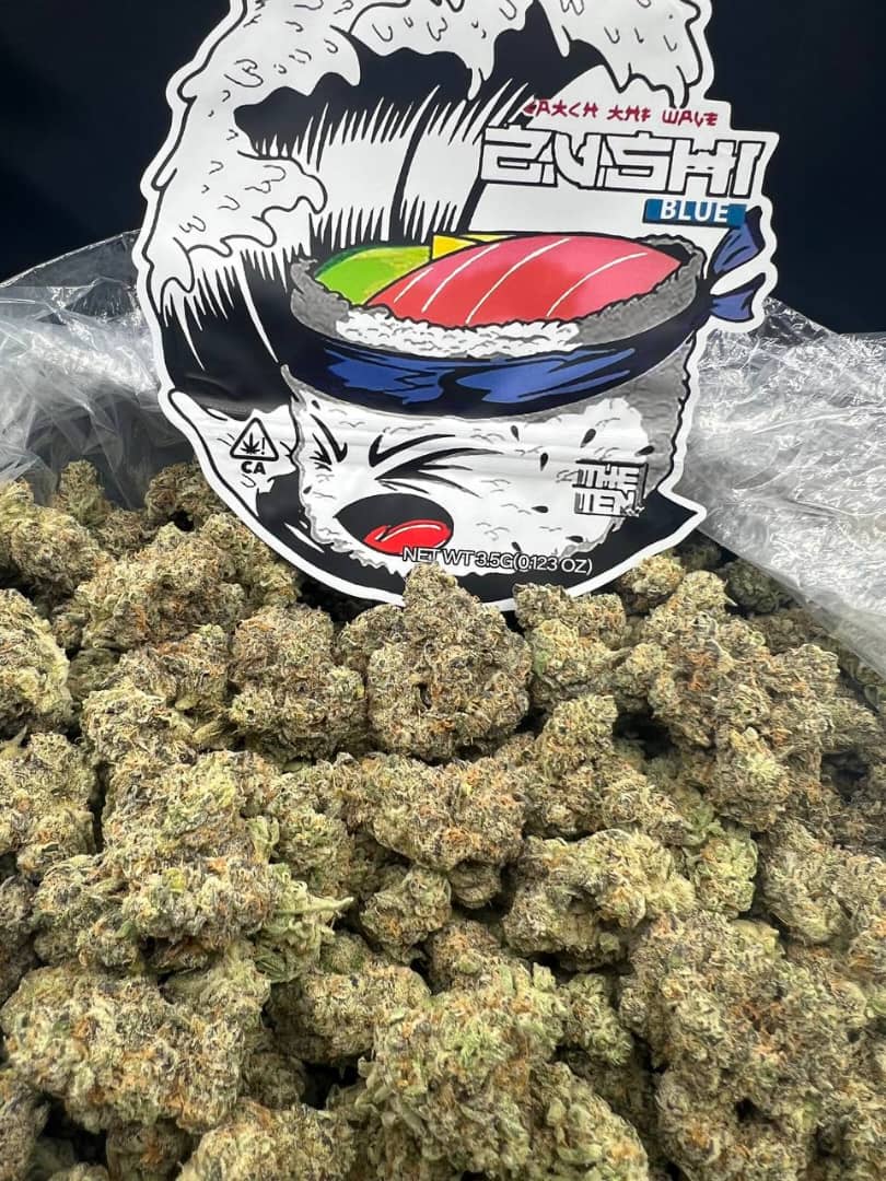 Blue Zushi Indica Hybrid Cannabis Flower